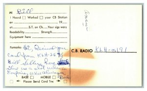 Postcard QSL Radio Card From Emporia Kansas KLH 9603 