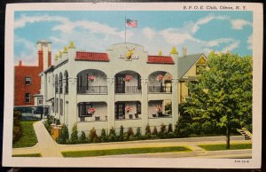 Vintage Postcard 1930-1945 B.P.O.E. (Elks) CLub, Olean, New York (NY)