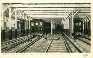 C-1905 Express Train Subway Spring New York Detroit Publishing Postcard 20-10174