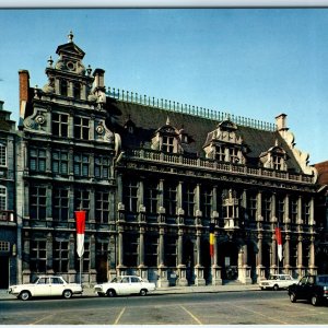 c1970s Tournai, Belgium Cloth Hall Halle aux Draps Cars Opel Kadett 4x6 PC M4