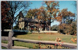 Washington Crossing Park Bucks Pennsylvania 1960s Postcard Thompson Neely House