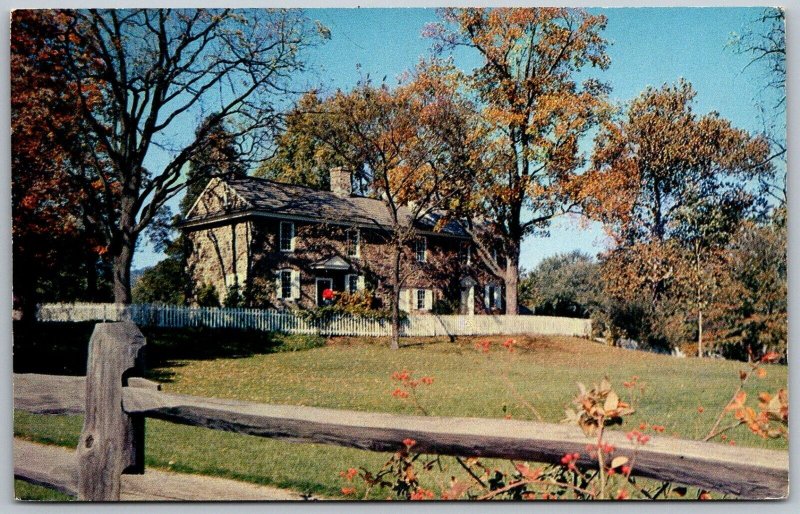 Washington Crossing Park Bucks Pennsylvania 1960s Postcard Thompson Neely House