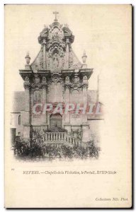 Old Postcard Nevers Visitation Chapel Portal