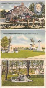 Greetings from Gettysburg Souvenir Folder. 1952 Stamp # 842 coil