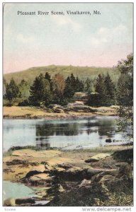 Pleasant River Scene, VINALHAVEN, Maine, 10-20s