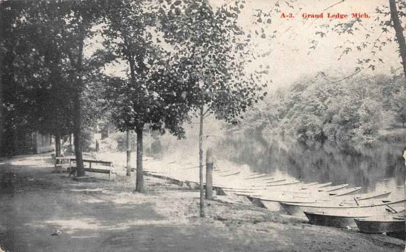 Grand Ledge, Michigan, Early Postcard, Unused