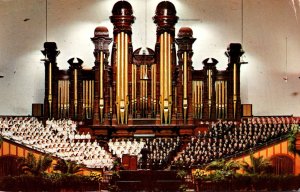 Utah Salt Lake City Temple Square Tabernacle Organ & Choir 1970