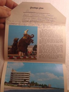 Postcard Folder Florida's Sunshine Skyway, St. Petersburg, Florida