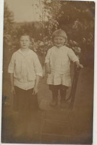 rppc - ANCESTOR - CHILDREN - NORA & FRANK EDWARDS - sent to WITALES BENSON - '10