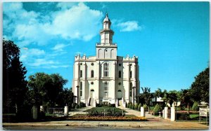 Postcard - Mormon Temple - St. George, Utah