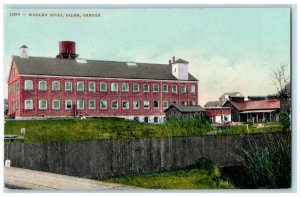 c1910's Woolen Mills Exterior Building Salem Oregon OR Vintage Antique Postcard