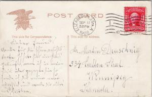 East River Tunnel New York NY c1908 Postcard E49 *As Is