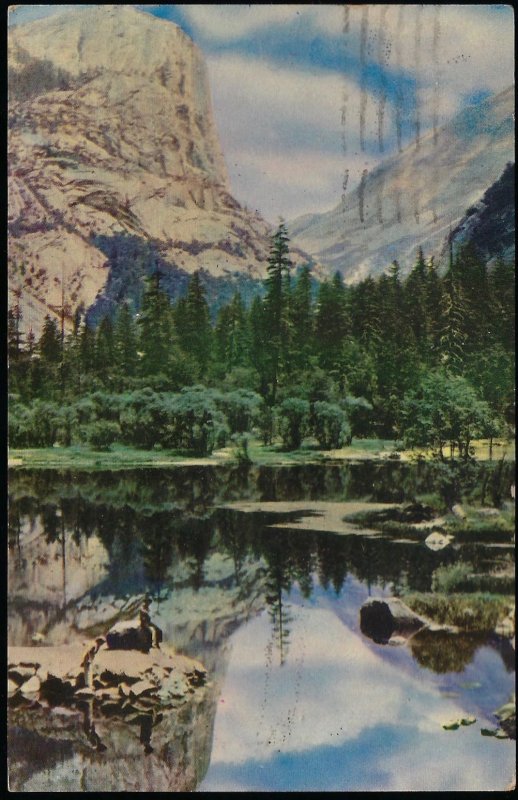 YOSEMITE MIRROR LAKE 1949 YOSEMITE CALIFORNIA