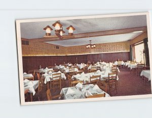 Postcard The Brand Room Dining Room Commercial Hotel Elko Nevada USA