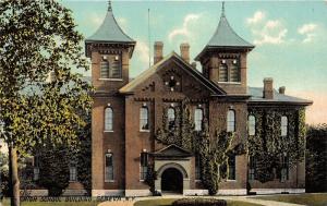 Geneva New York~High School Building~Vines Growing on Walls~c1910 Postcard