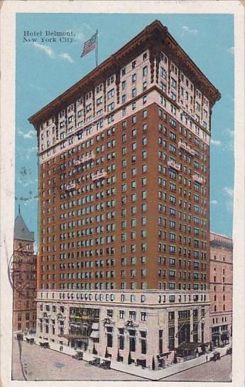 Hotel Belmont New York City New York 1933