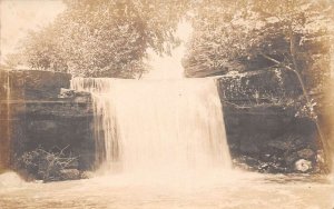 Brick Chapel Indiana Waterfalls Real Photo Vintage Postcard AA65937