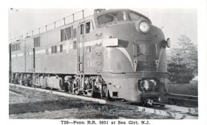 Pennsylvania Railroad #5851 Train - Sea Girt NJ, New Jersey