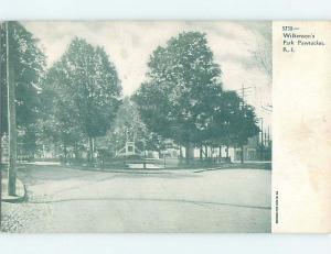 Pre-1907 PARK SCENE Pawtucket Rhode Island RI hp9763