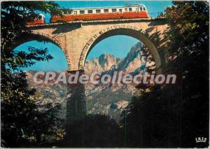 Postcard Modern Charm and colors of Corsica Landscape grandiose passage of th...