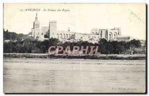 Old Postcard Avignon Popes' Palace