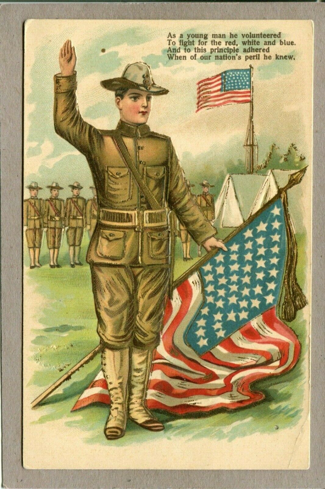 american flag ww1