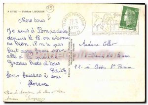 Postcard Modern Folklore Limousin