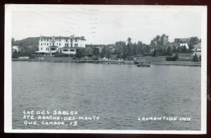 h2578 - STE. AGATHE DES MONTS Quebec 1960 Real Photo Postcard.