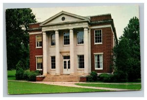 Vintage 1970's Postcard Carroll Hall of Fine Arts Limestone College Gaffney SC