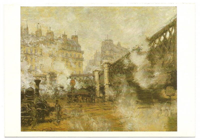 1993 Benedikt Taschen - Monet - Pont de l'Europe - Gare Saint-Lazare