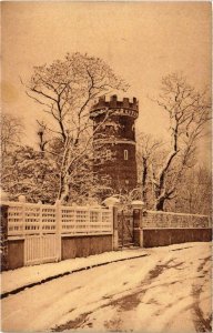 CPA EAUBONNE - La tour Historique sous la Neige (107069)