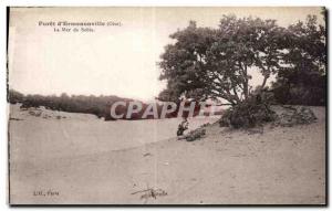 Old Postcard Ermenonville (Oise) La Mer de Sable