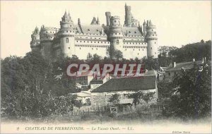 Old Postcard Chateau de Pierrefonds The West Facade