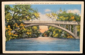 Vintage Postcard 1930-1945 Arch Bridge, White River, Edgemont, Arkansas (AR)