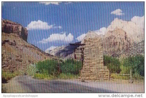 Utah Zion National Park Entrance Gate To Zion National Park