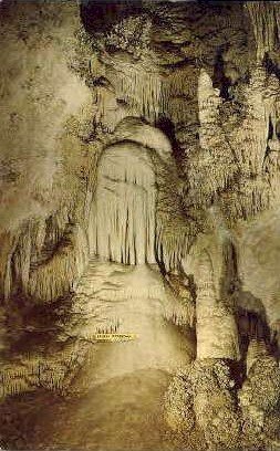 Frozen Waterfall in Carlsbad Caverns National Park, New Mexico