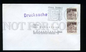 273575 GERMANY 1967 year Bensheim special cancellation COVER