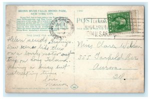 1920 Bronx Park New York City NY, Learn While You Earn, Join US Army Postcard 