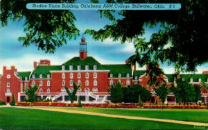 Oklahoma Stillwater Oklahoma A & M College Student Union Building