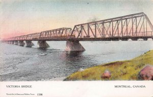 Victoria Bridge, Montreal, Canada, Early Postcard, Unused