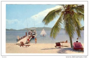 St Thomas, US Virgin Islands, W.I., 40-60s ; Pineapple beach