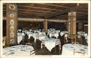 Yellowstone National Park Old Faitful Inn Dining Room Haynes 28461 Postcard