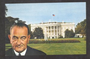 UNITED STATES PRESIDENT LYNDON B JOHNSON WHITE HOUSE POSTCARD