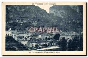 Old Postcard Vercors Picturesque Bridge Panorama Royans