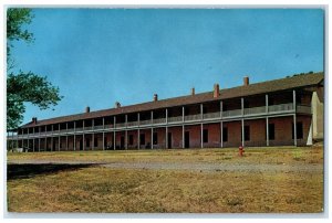 1962 Cavalry Barracks Exterior Building Fort Laramie Wyoming WY Vintage Postcard