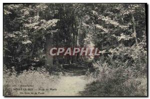 Old Postcard Noisy Le Roi Marly Forest a corner of the forest