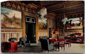 1913 Governor's Room State Capitol Saint Paul Minnesota Interior Posted Postcard