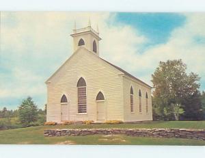 Unused Pre-1980 CHURCH SCENE South Solon Maine ME A6750