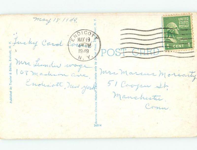 1949 I.B.M. Homestead Endicott New York NY Q0835