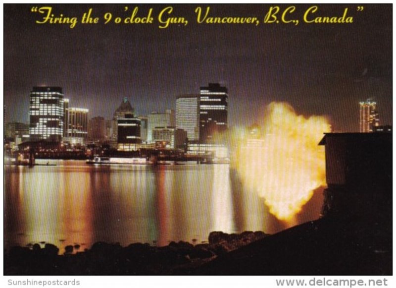 Canada The Nine O'Clock Gun Vancouver British Columbia